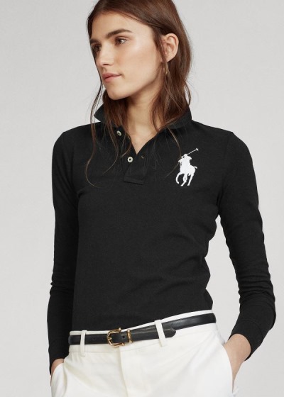 Polo Polo Ralph Lauren Skinny Fit Big Pony Mulher 32867-BNFU